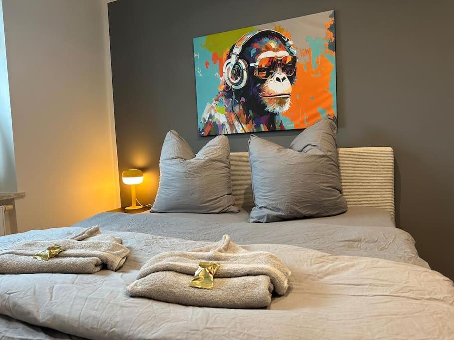 Moderne 50 Qm Unterkunft Monkey Rostock Esterno foto